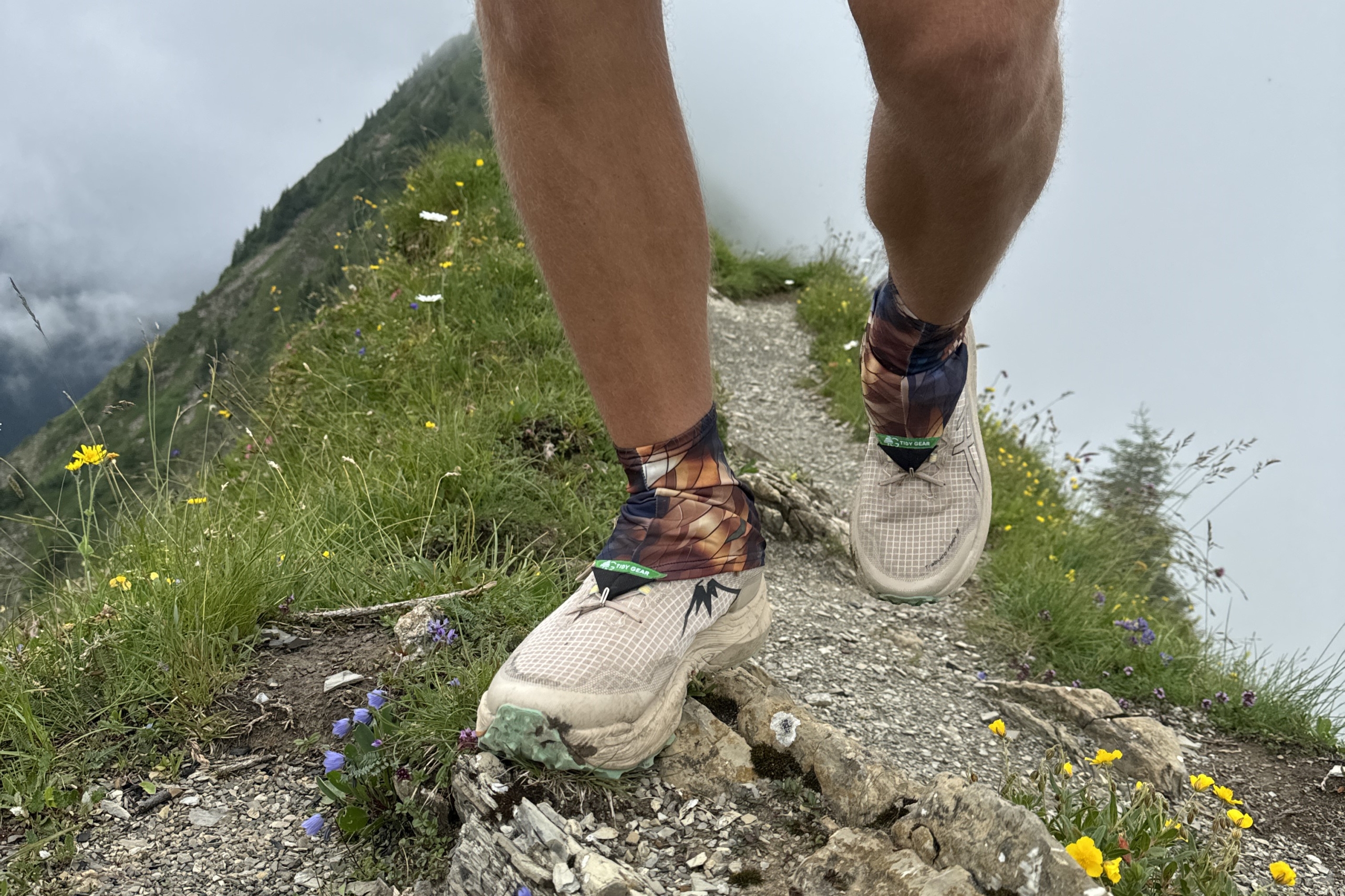 Trail Gaiter Gamaschen von Tidy Gear helfen gegen Blasenbildung beim Wandern